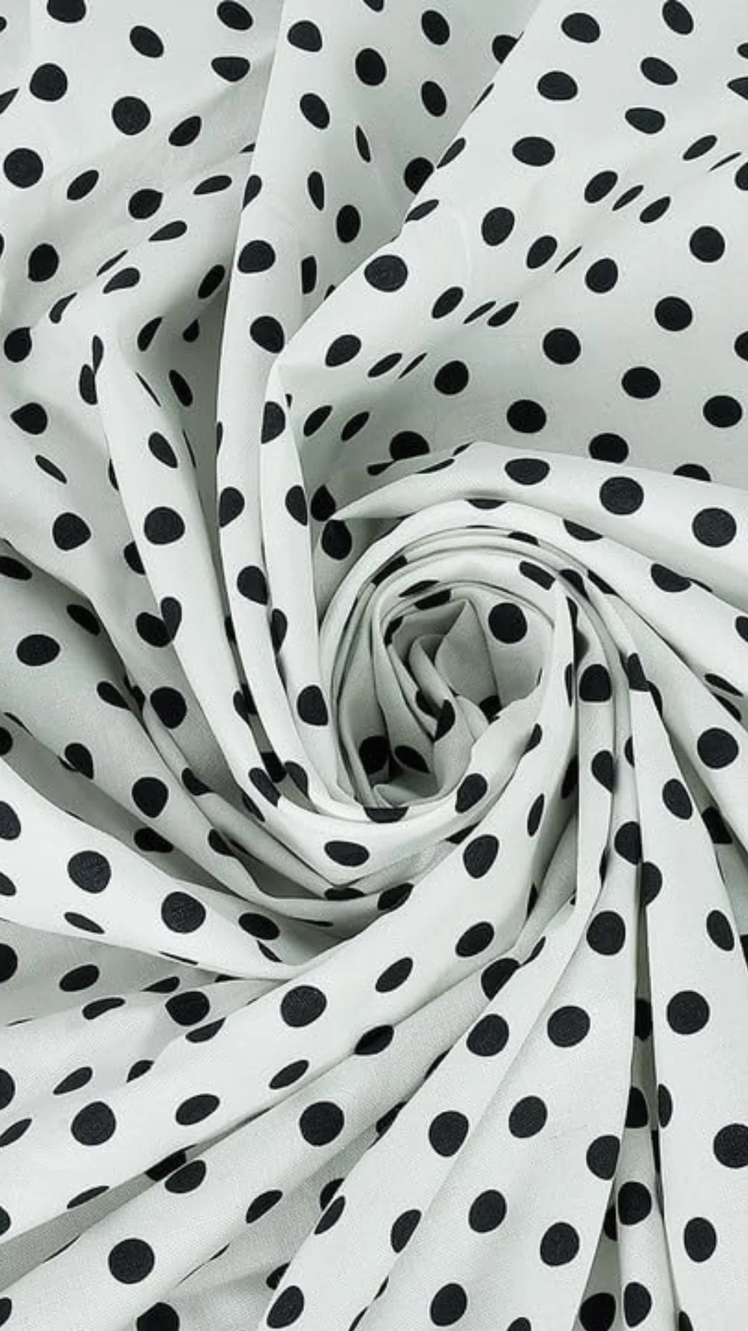 Women Cotton Dot Fabric for Shirts and Kurtis