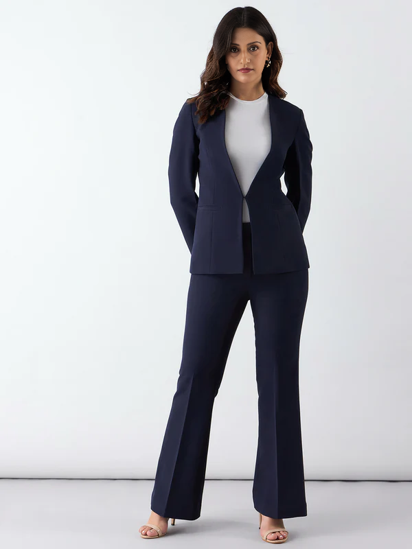 Custom women pant coat stitched by Bano Stitching Service in Lahore DHA with worldwide delivery