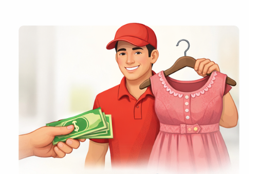 Pay on delivery option available at Bano Stitching for your stitched dresses