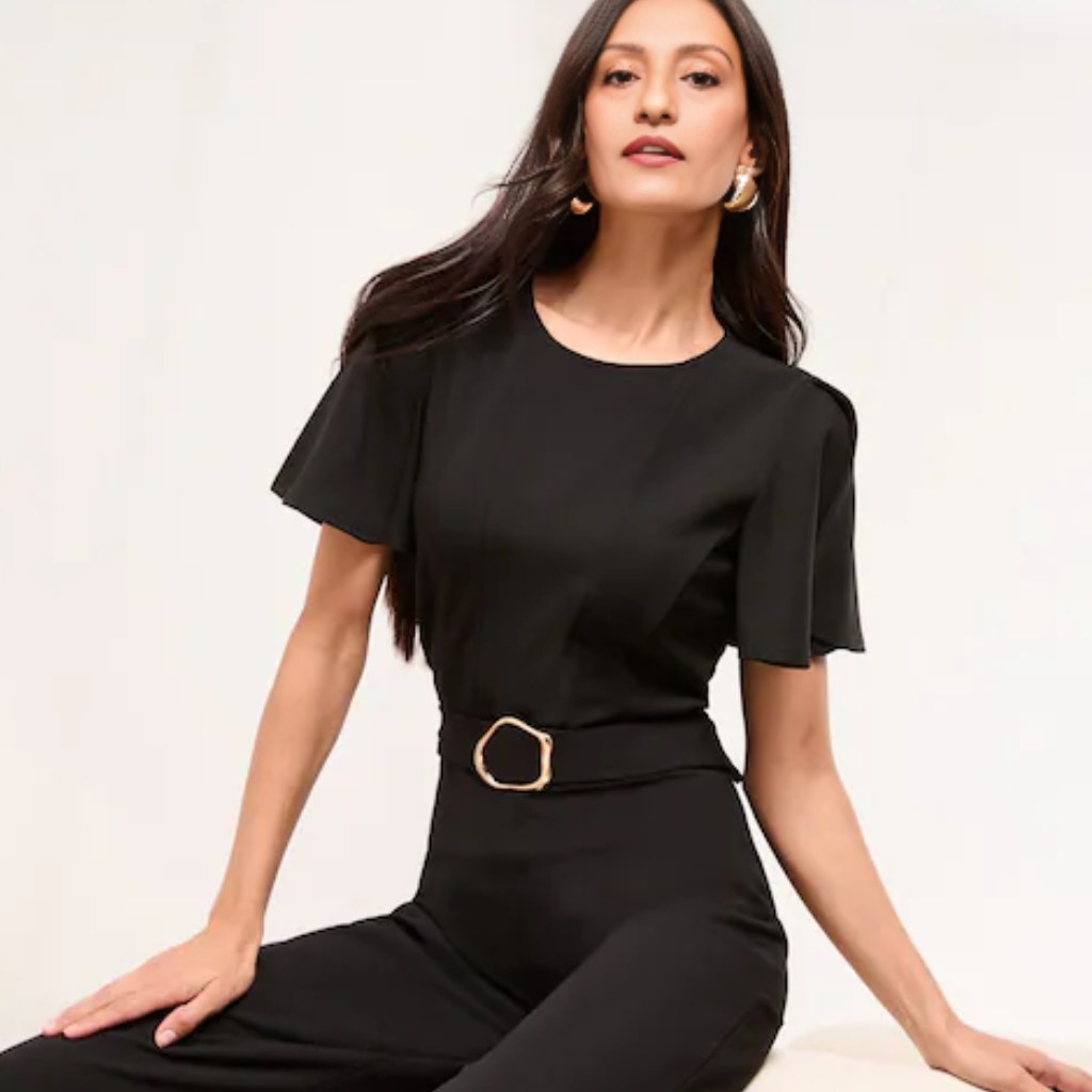 Women jumpsuit stitched by Bano Stitching women clothing manufacturing services in Lahore with delivery worldwide