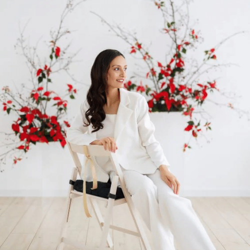 Women pant coat suit with a modern formal design by Bano Stitching