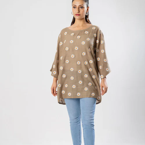 Women top with elegant design and comfortable fit by Bano Stitching