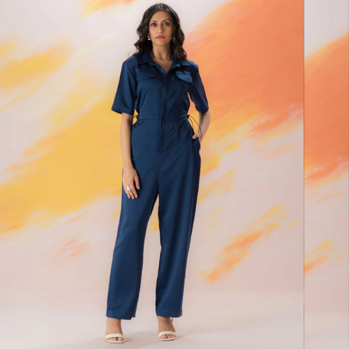 Women jumpsuit with a modern design and comfortable fit by Bano Stitching